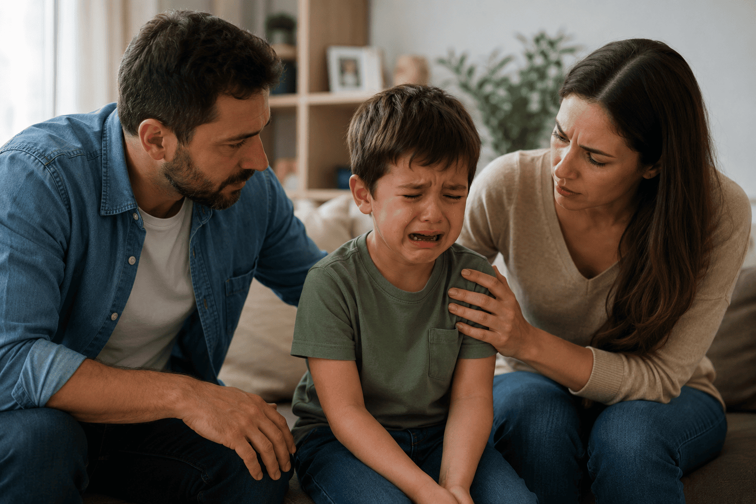 Cómo ayudar a un niño que llora por todo